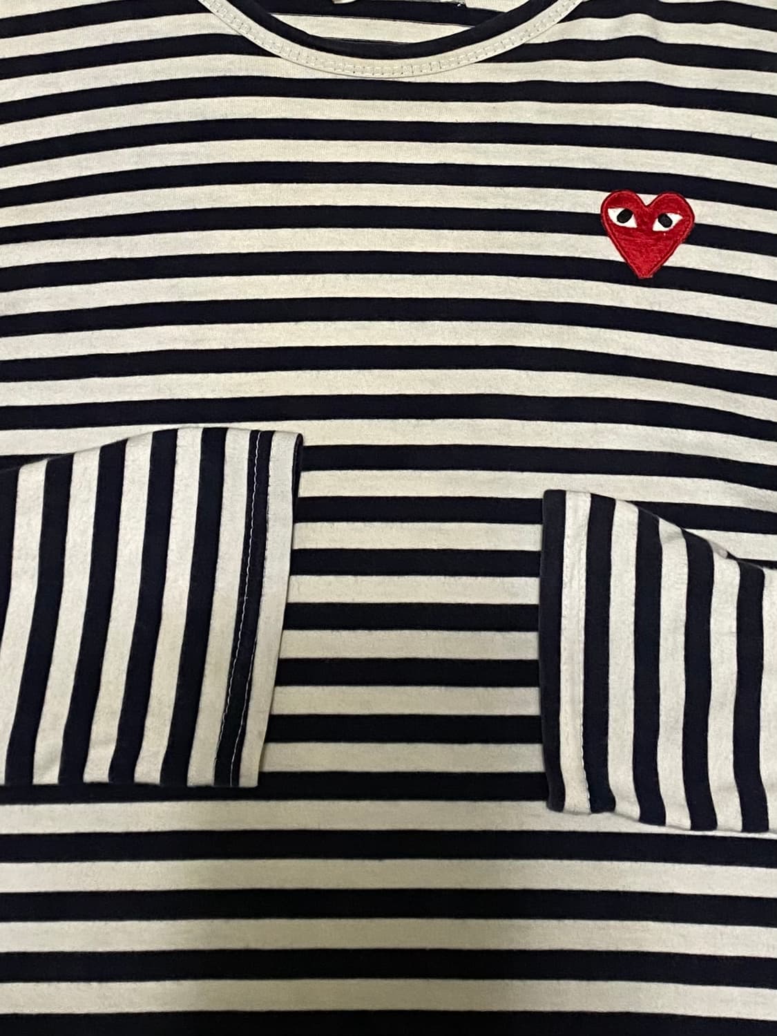 꼼데가르송 보더티셔츠 긴팔티 100 상품이미지3