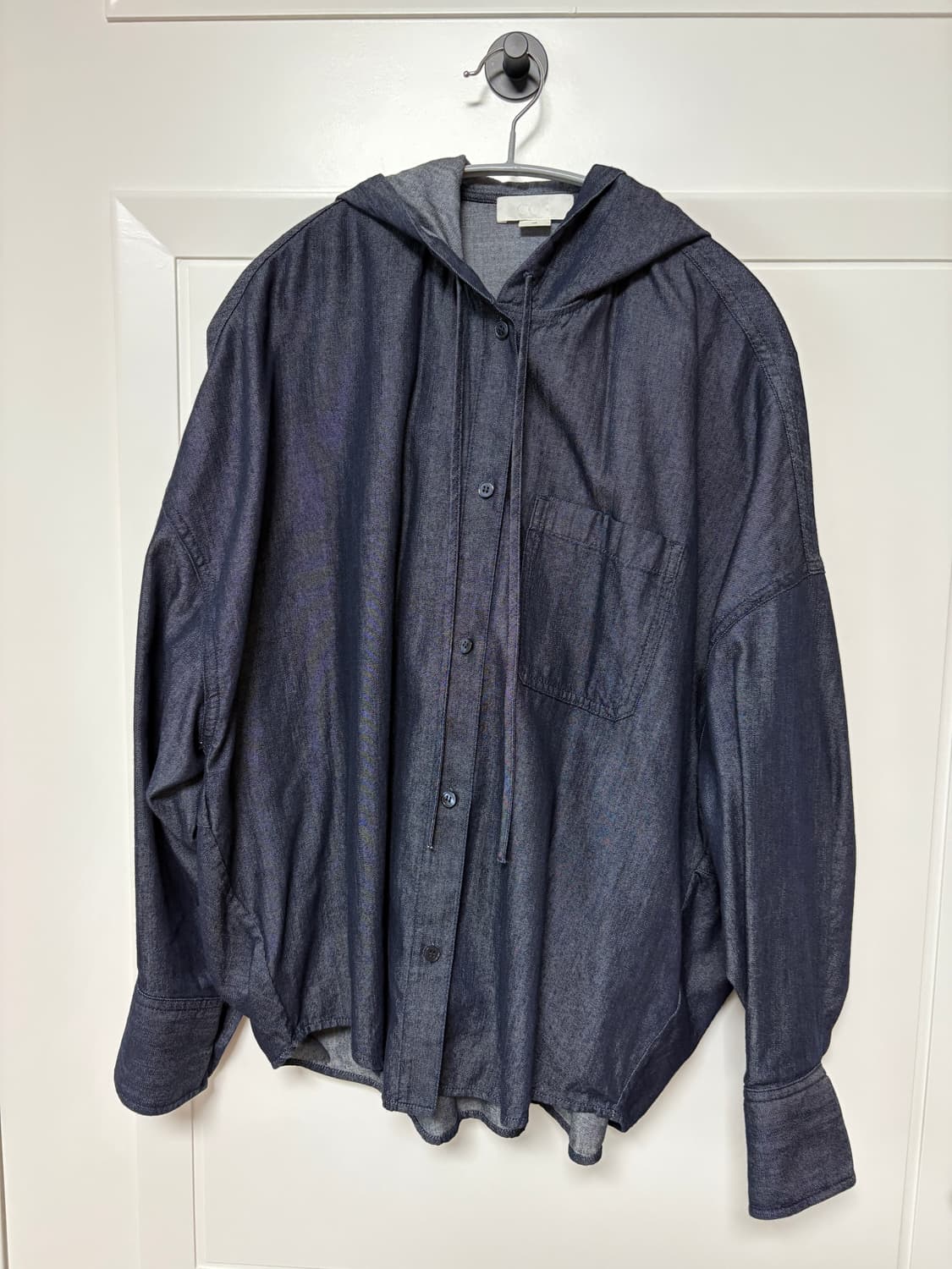 cos 후드 데님 셔츠  상품이미지5