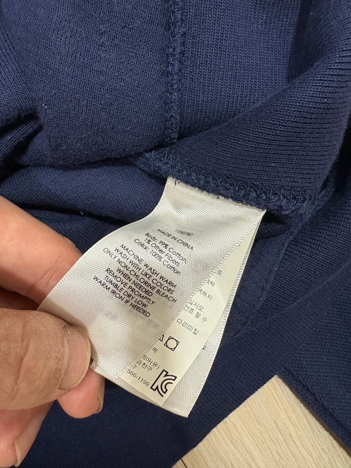 폴로 랄프로렌 빅포니 집업 져지 네이비  상품이미지7