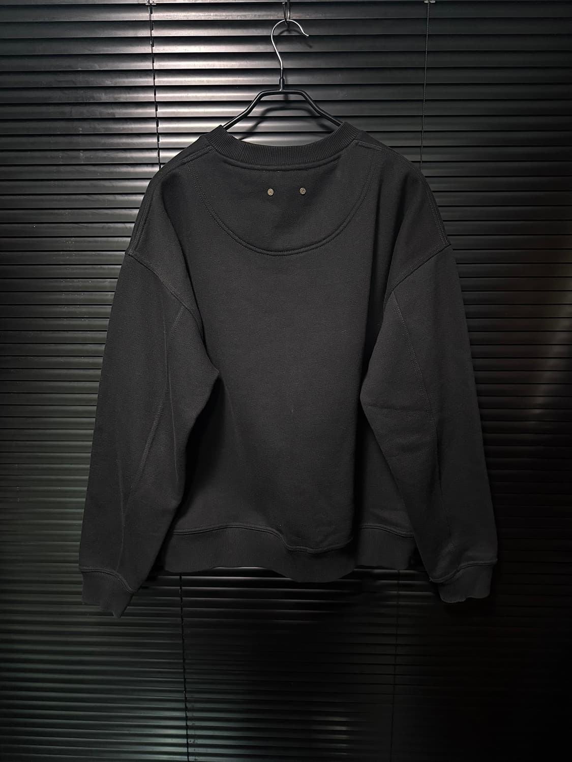 앤더슨벨 시그니처 엠블럼 스웻 셔츠 맨투맨 L 100 블랙 자수 기모 상품이미지6