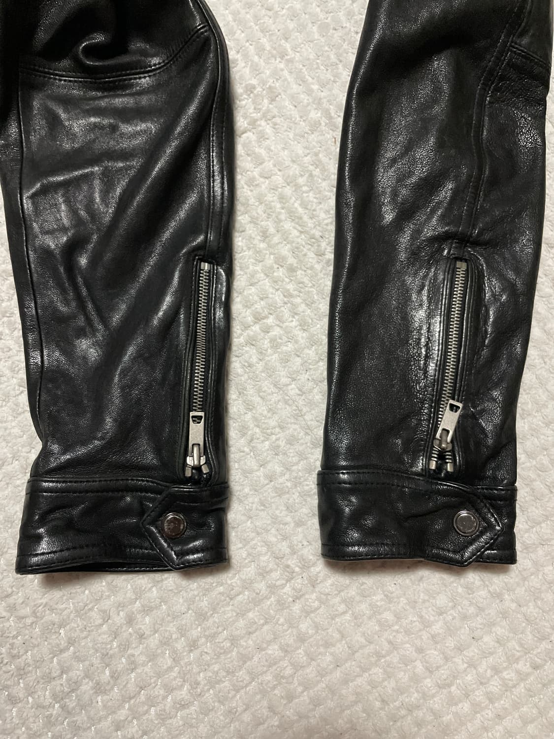 광희시장 웨스턴 무드 램스킨 양가죽 레더 자켓 상품이미지5