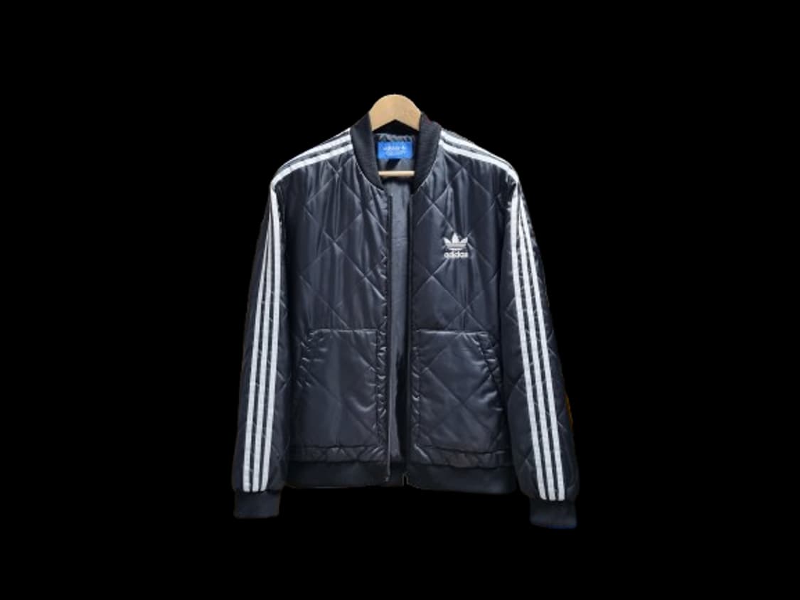 남성 아디다스 불꽃 슈퍼스타 퀼티드 프리미엄 경량 패딩 봄퍼 자켓 점퍼 상품이미지3