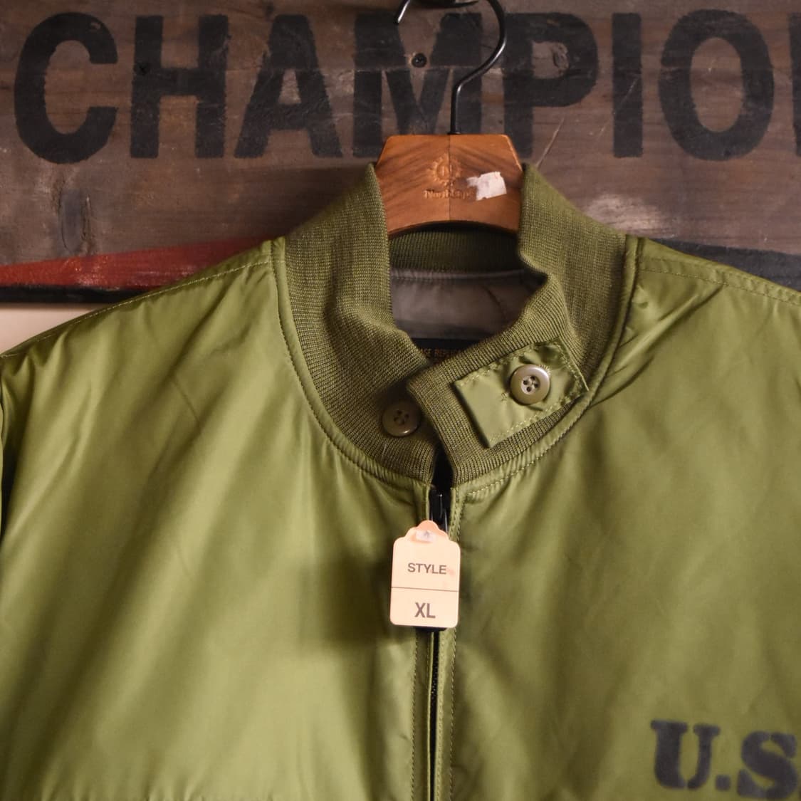 미군 웹자켓 리프로 U.S.N 스텐실 XL (미사용) 상품이미지3