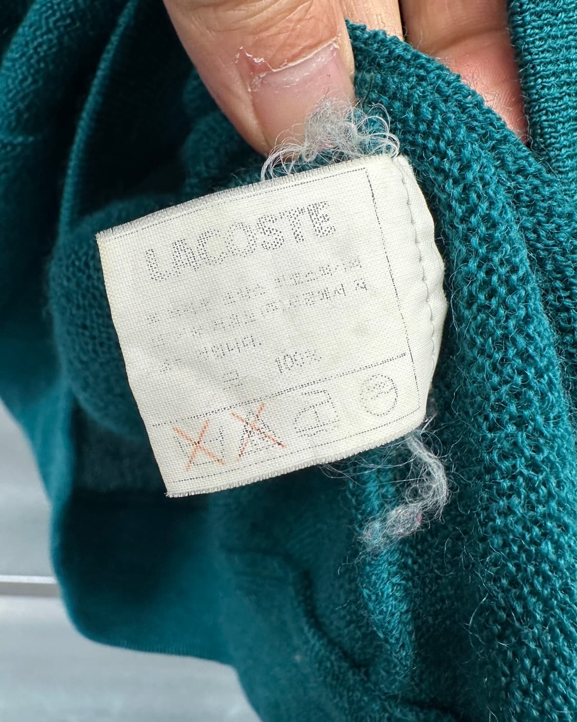 (WOMEN)90'S 라코스테 가디건-M1534 상품이미지6