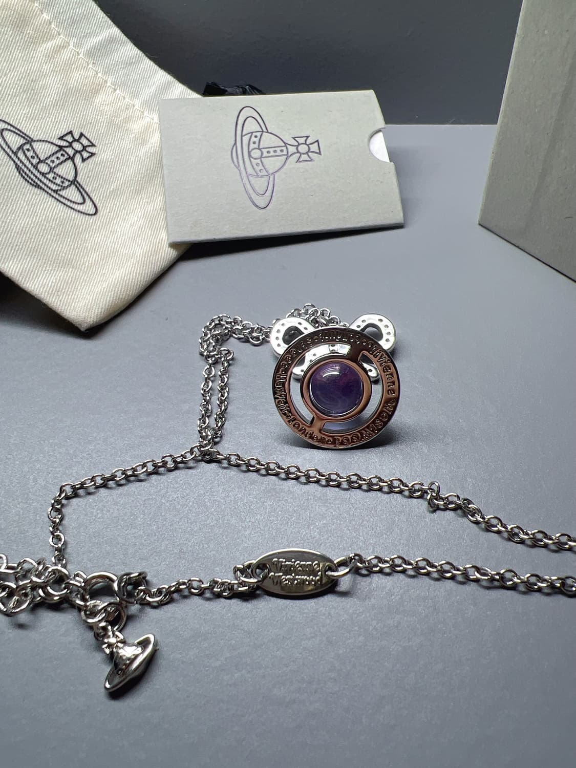 비비안웨스트우드 옥타비에 리본 목걸이 상품이미지3