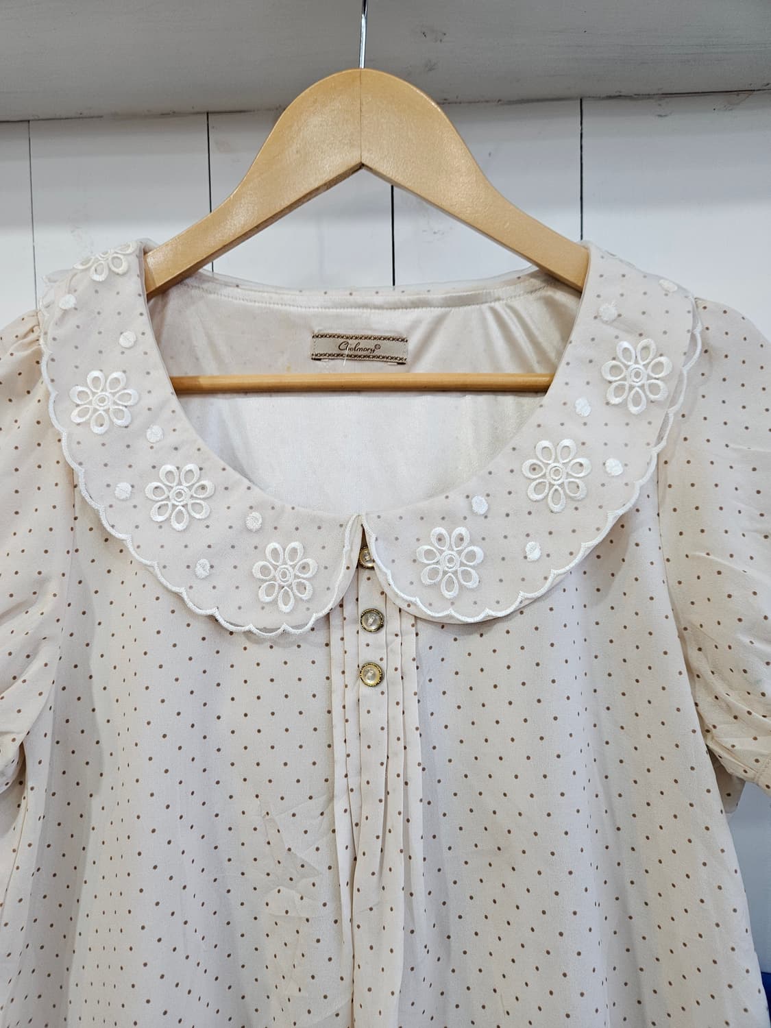 도트 벌룬 큐티 블라우스 상품이미지2