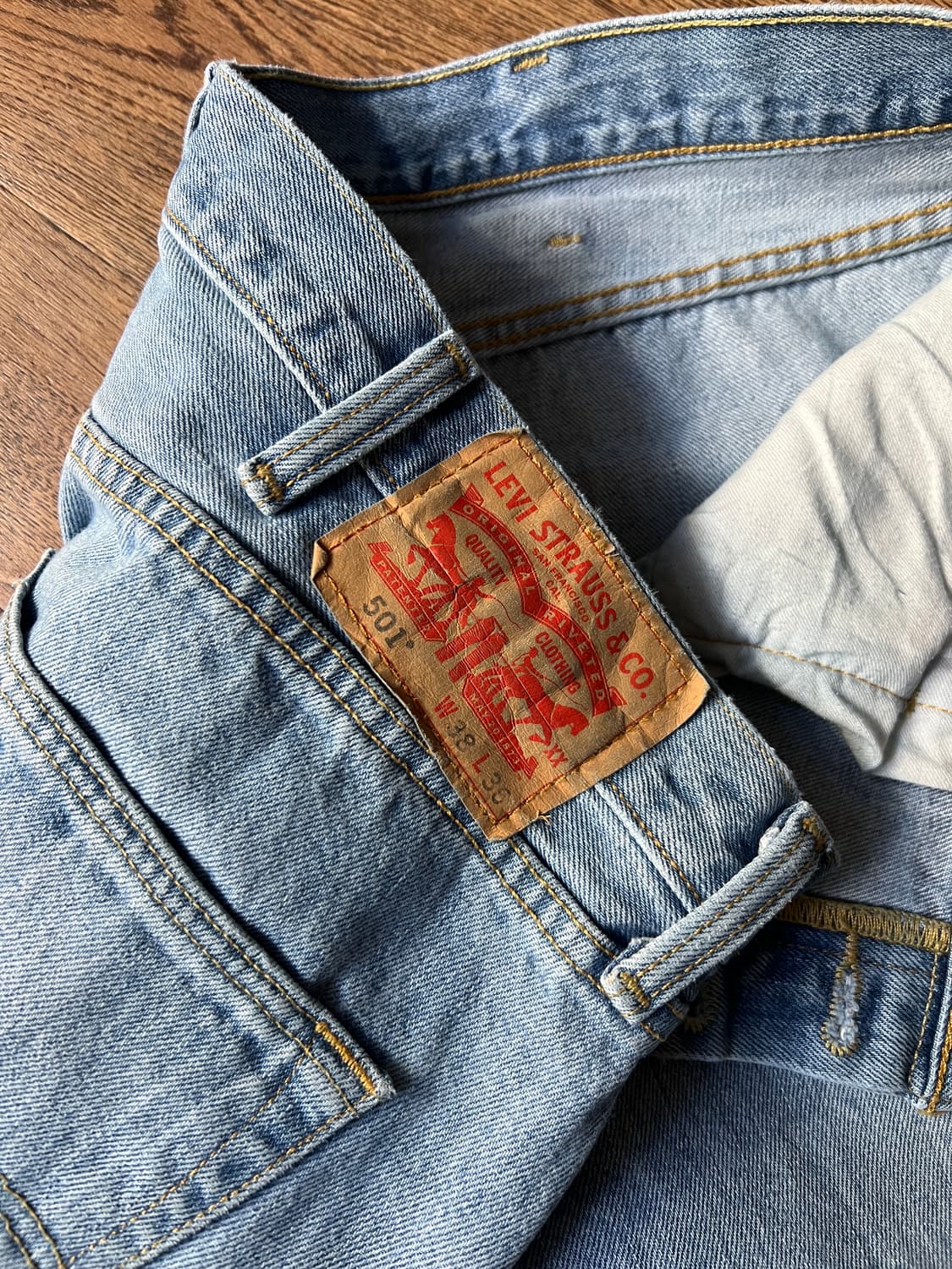 [38]리바이스 501 오리지널 스트레이트 데님 팬츠 상품이미지5