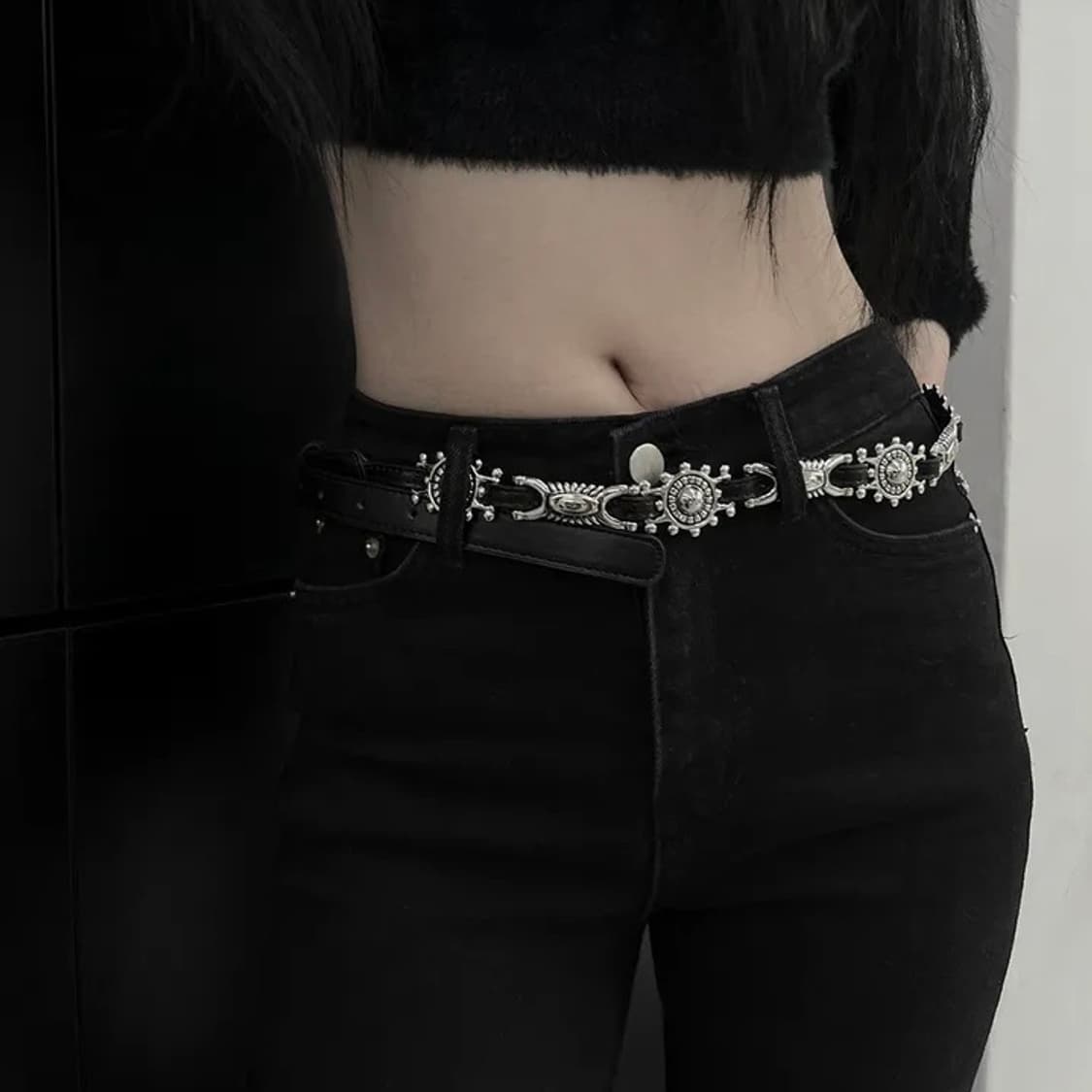 [새상품] 빈티지 레더 벨트 상품이미지1