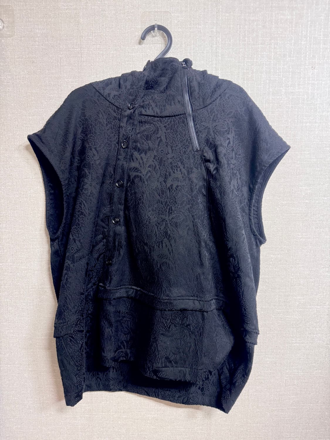 7440-37-1 레이어드 반팔 후드 상품이미지1