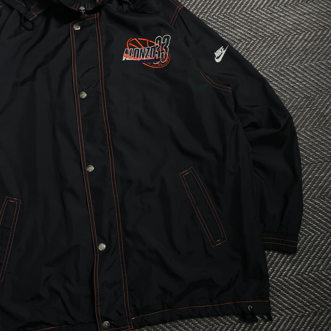 90s 나이키 올드스쿨 알론조 모닝 빅로고 박시핏 바람막이o 4765 상품이미지3