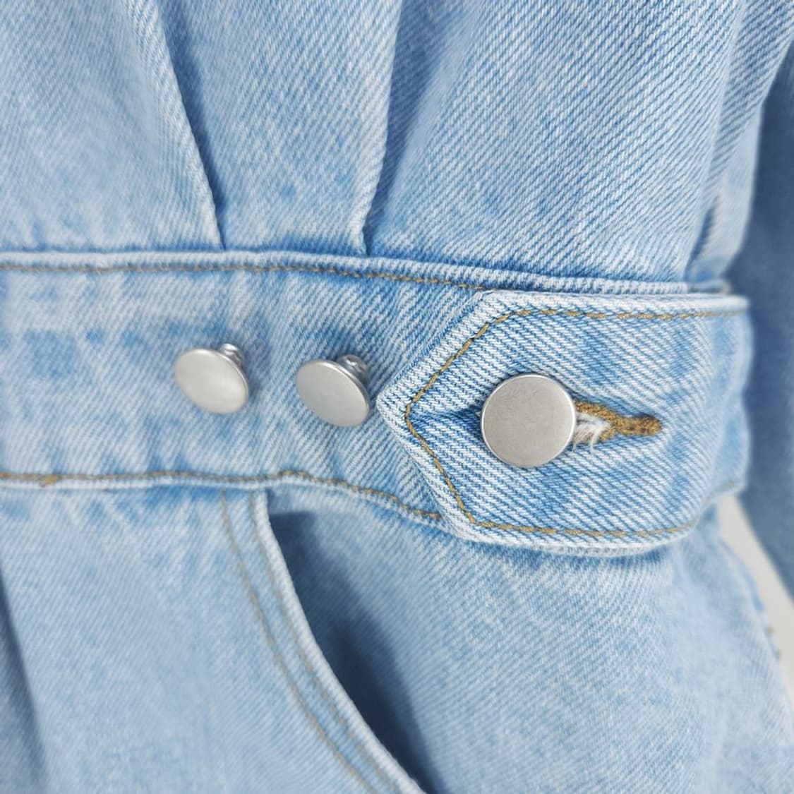 [여F]베리주 츄드 카라 데님 원피스[Y63-144] 상품이미지5