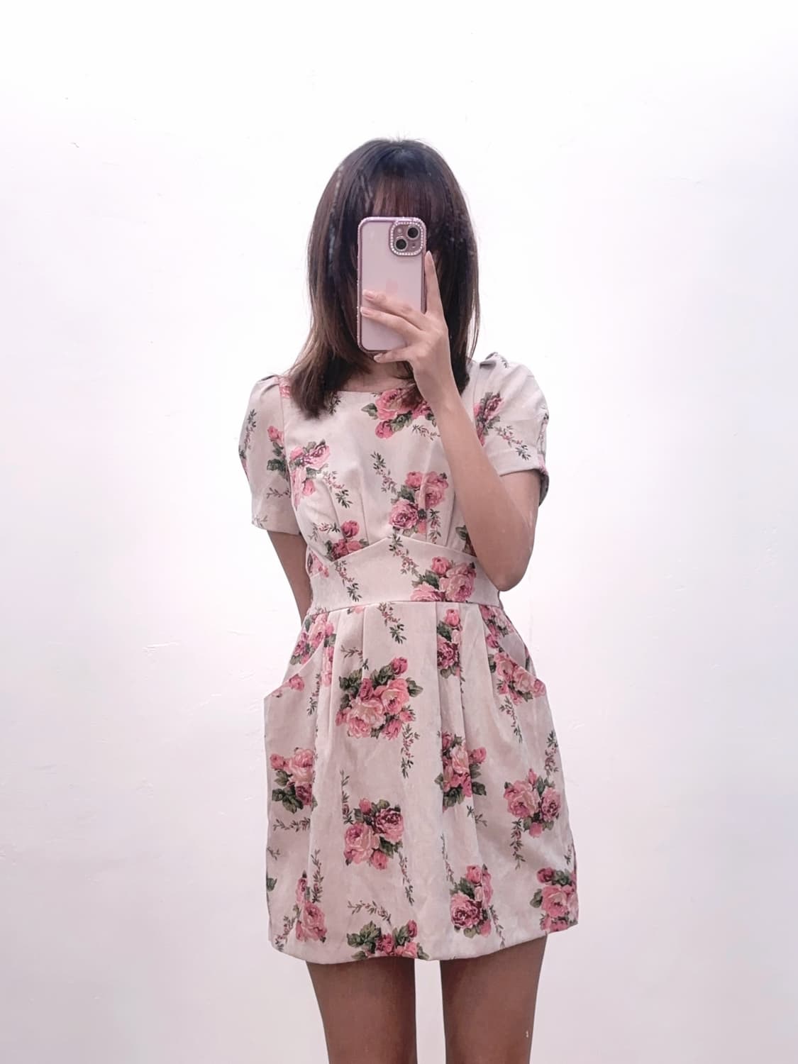 시크릿허니 시허니 플라워패턴 원피스 상품이미지2