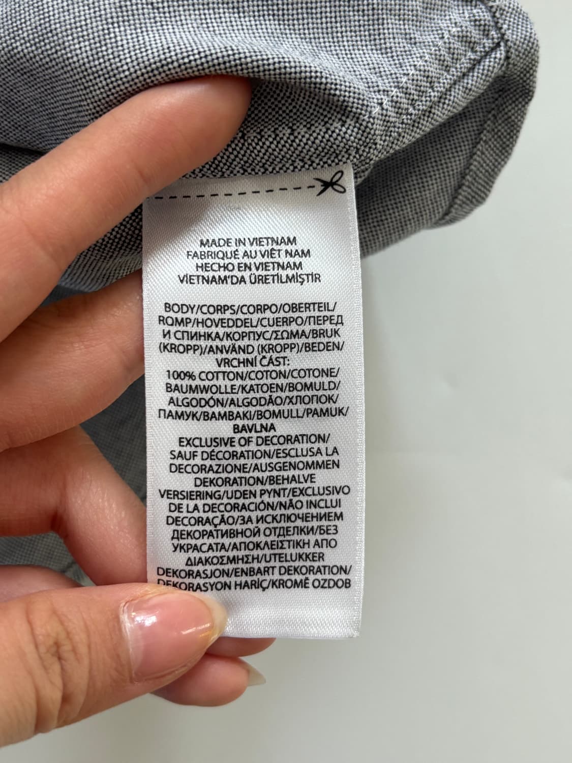 Polo 폴로 랄프로렌 QR신형 그레이 컬러 옥스포드 셔츠 상품이미지5