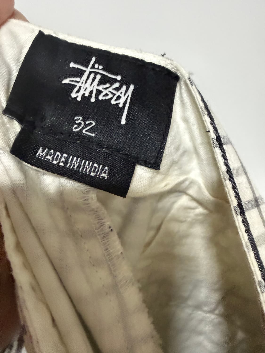 스투시 체크 반바지 상품이미지4