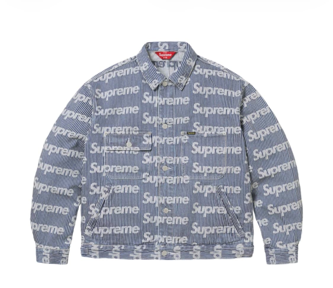 슈프림 스트라이프 데님 트러커 자켓 상품이미지1