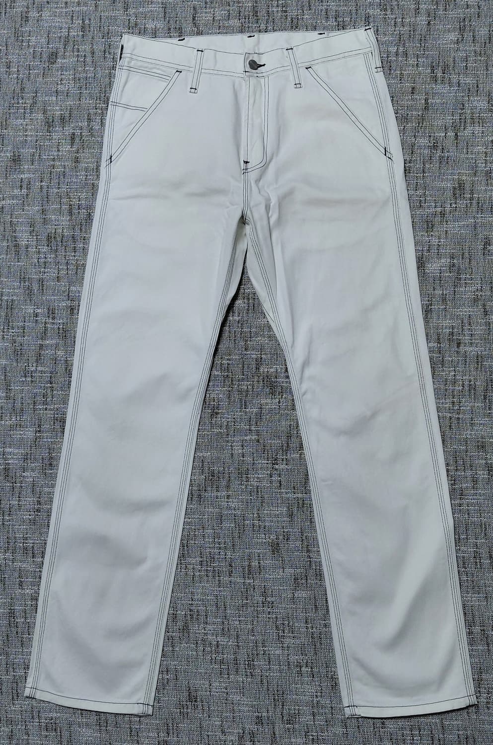 칼하트 WIP 초크 팬트(Chalk Pant) 화이트/스티치 30x32 상품이미지2