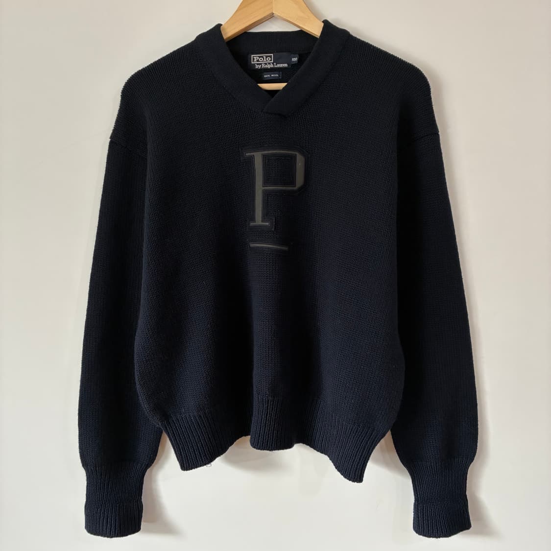 폴로 P빅로고 니트 상품이미지1