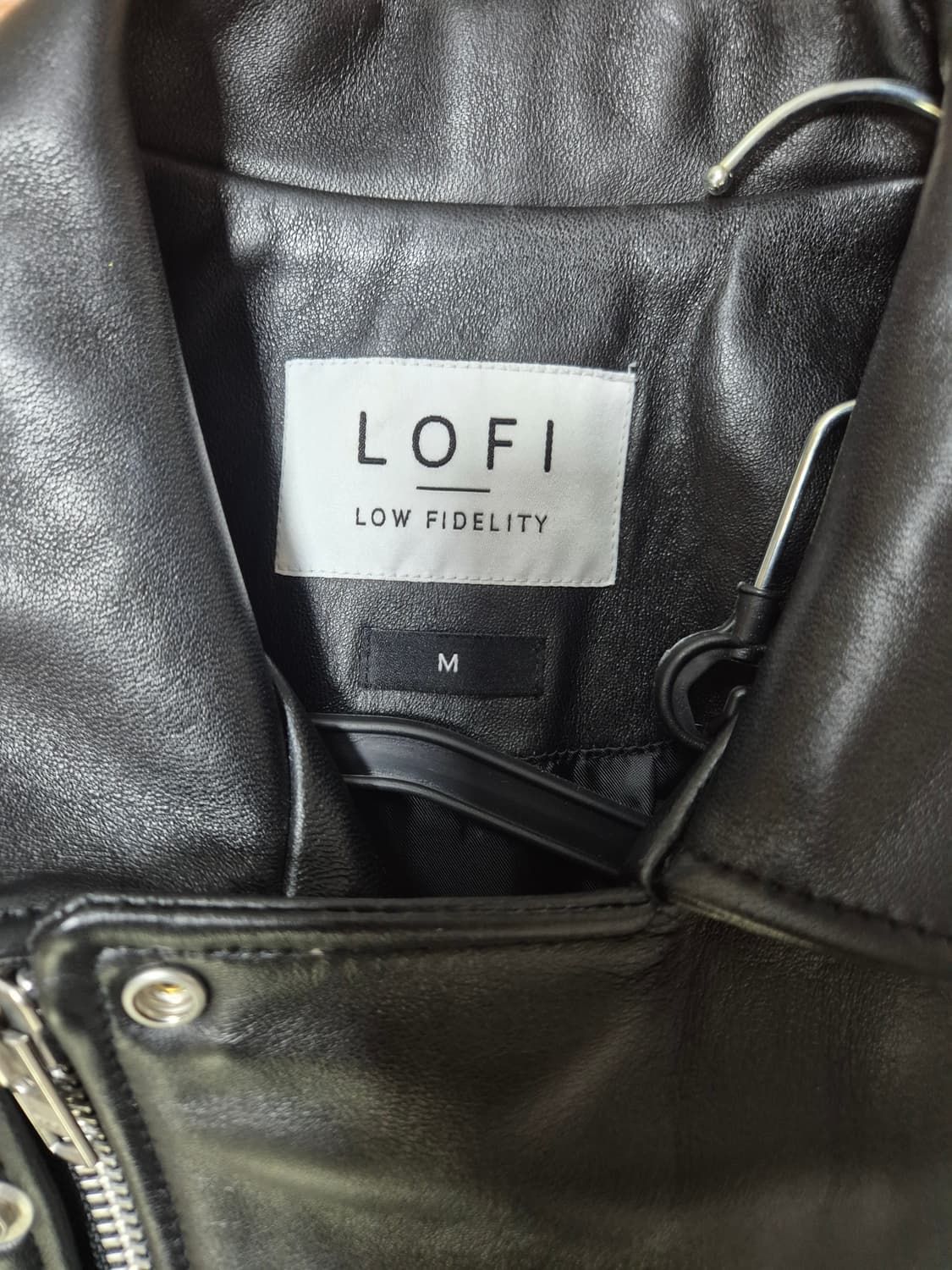 로파이(LOFI) 양가죽 라이더 가죽자켓 판매합니다. 상품이미지4