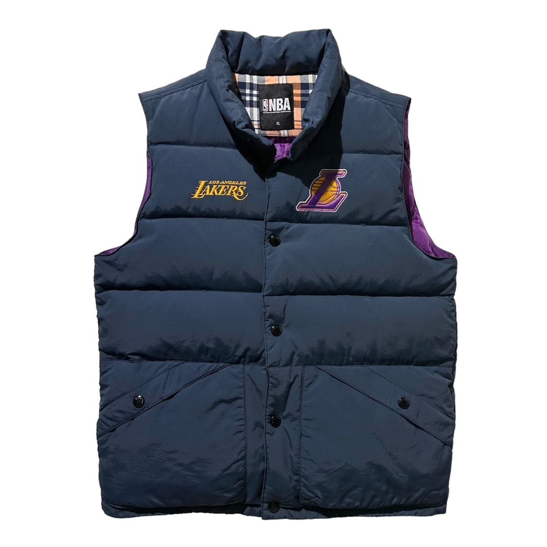 NBA 엔비에이 LA레이커스 덕다운 패딩 조끼 상품이미지1