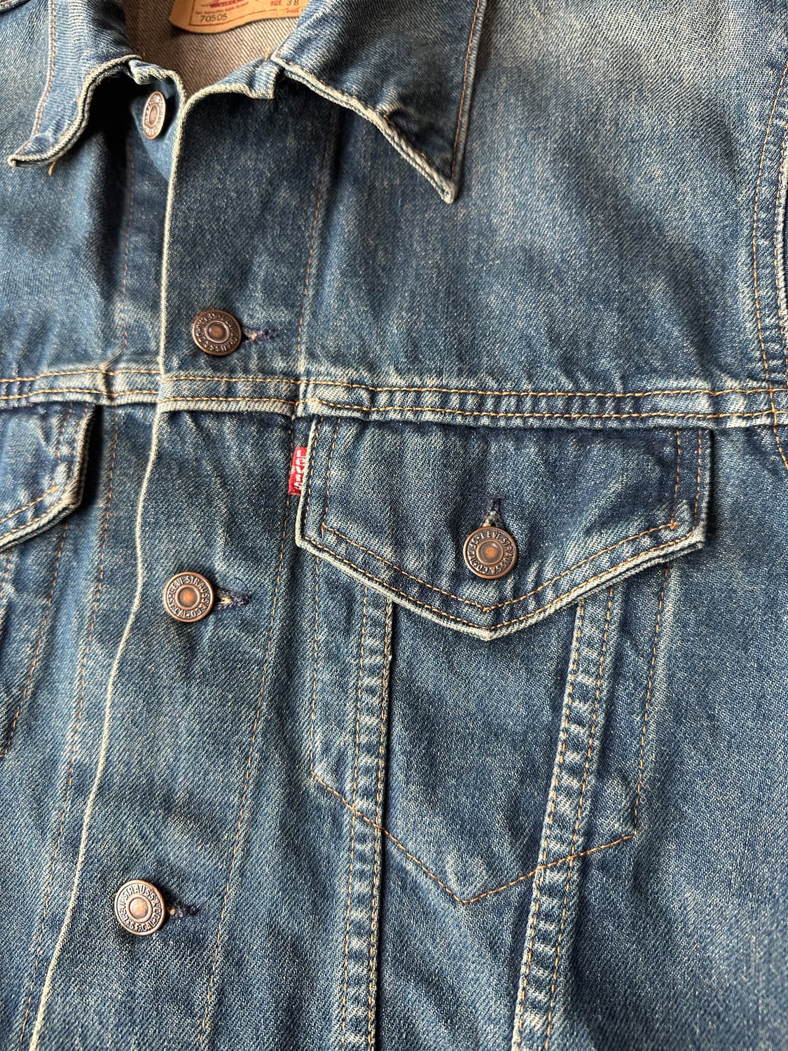 리바이스 80s 70505 3세대 데님자켓 트러커 38 USA  상품이미지4