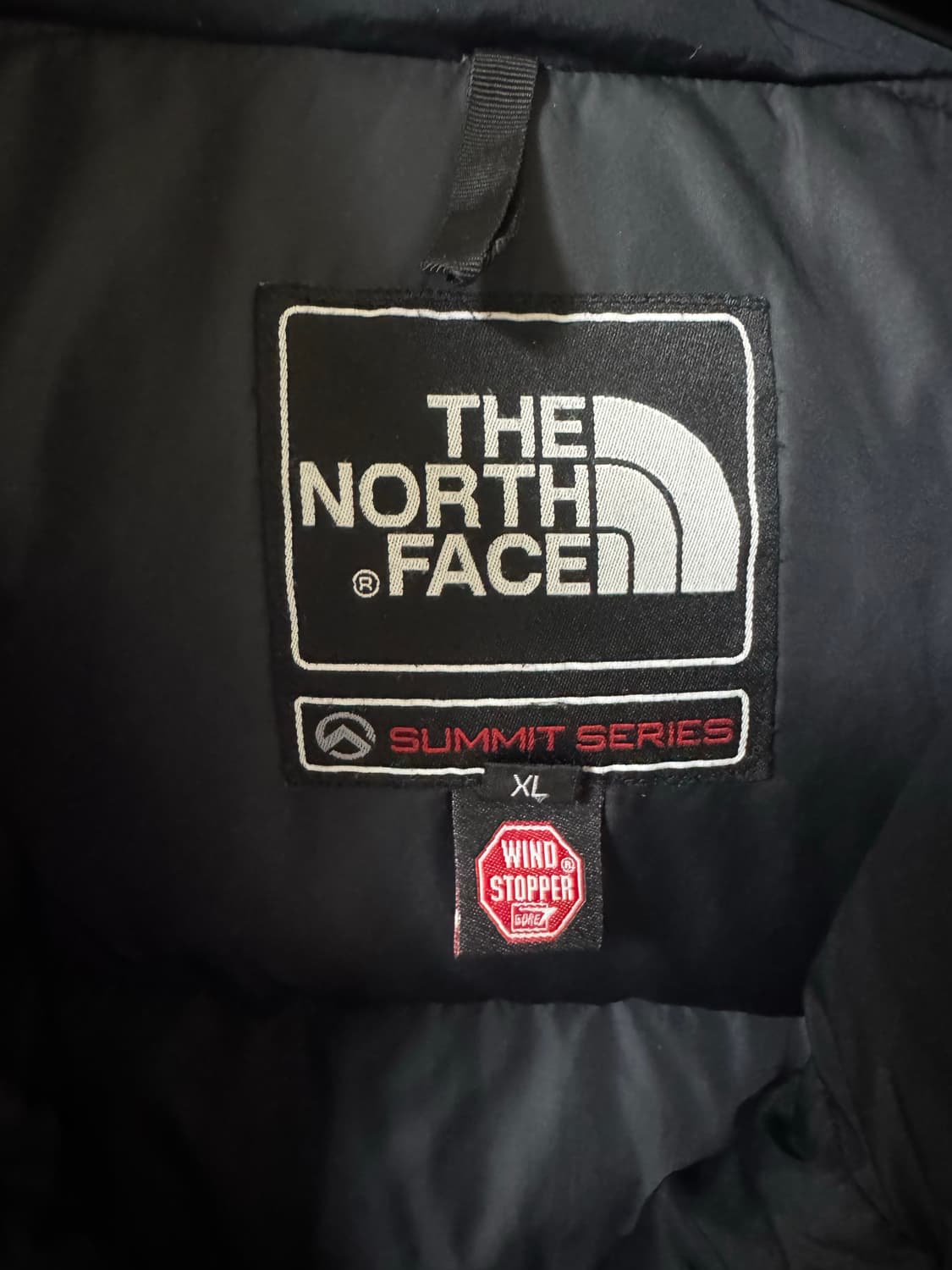 [XL]노스페이스 써밋700 윈드스토퍼 패딩 네이비 상품이미지5