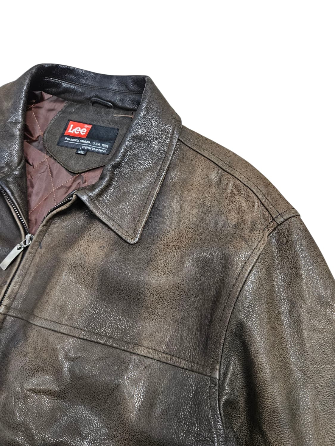 LEE USA 소가죽 싱글 레더 자켓 상품이미지5