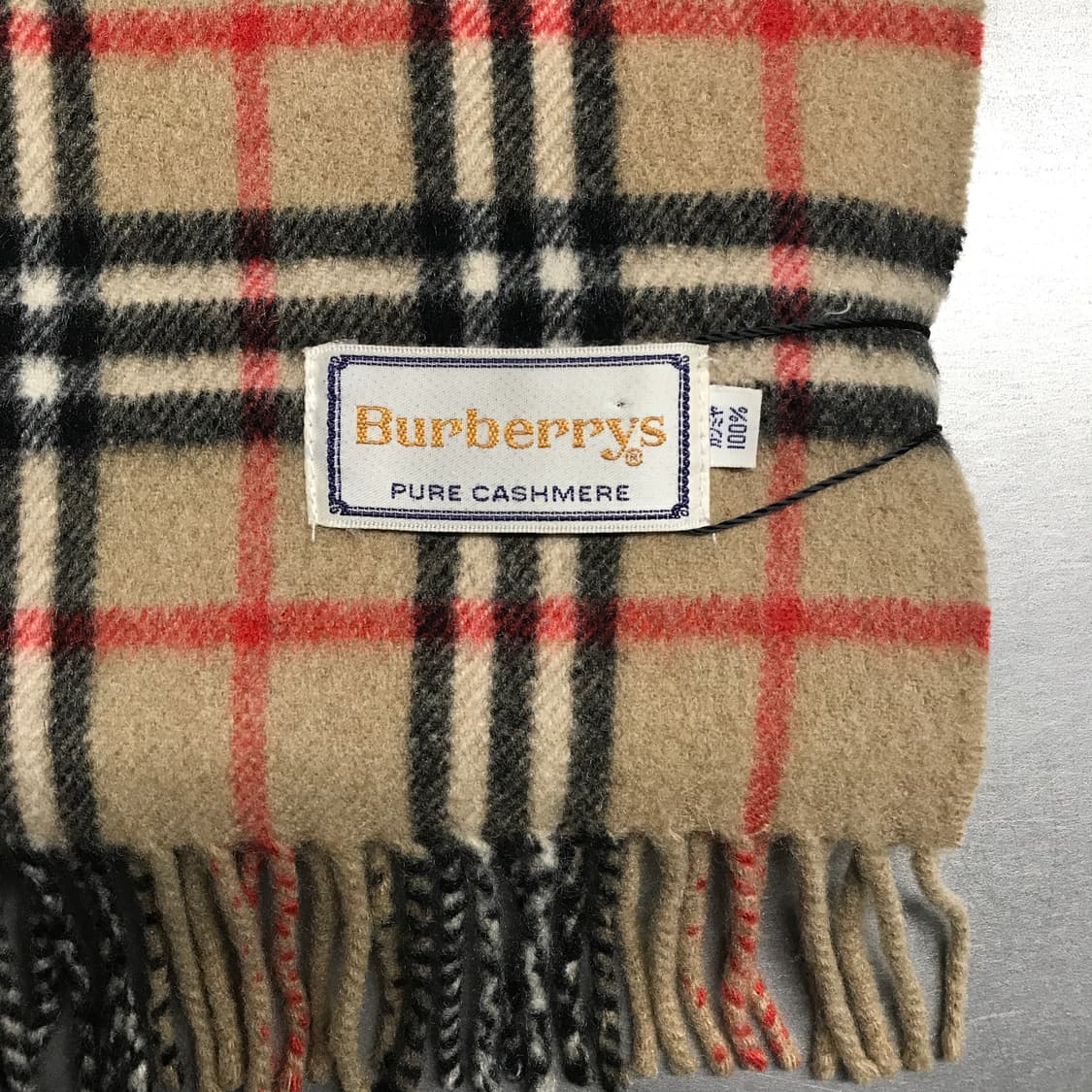 버버리 정품 캐시미어 머플러 베이지 상품이미지3
