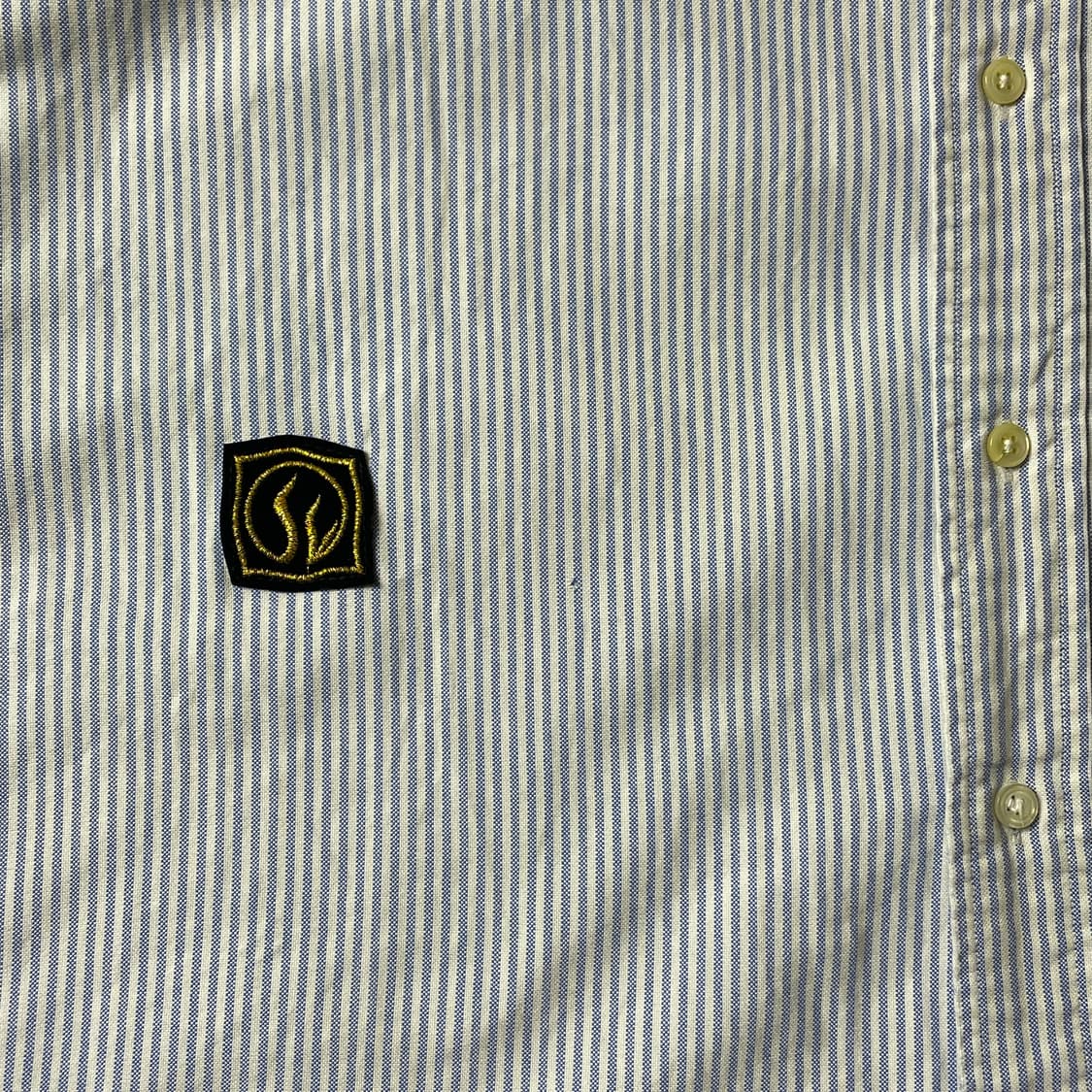 RALPH LAUREN 랄프로렌 빈티지 라이트블루 스트라이프 코튼셔츠 상품이미지4