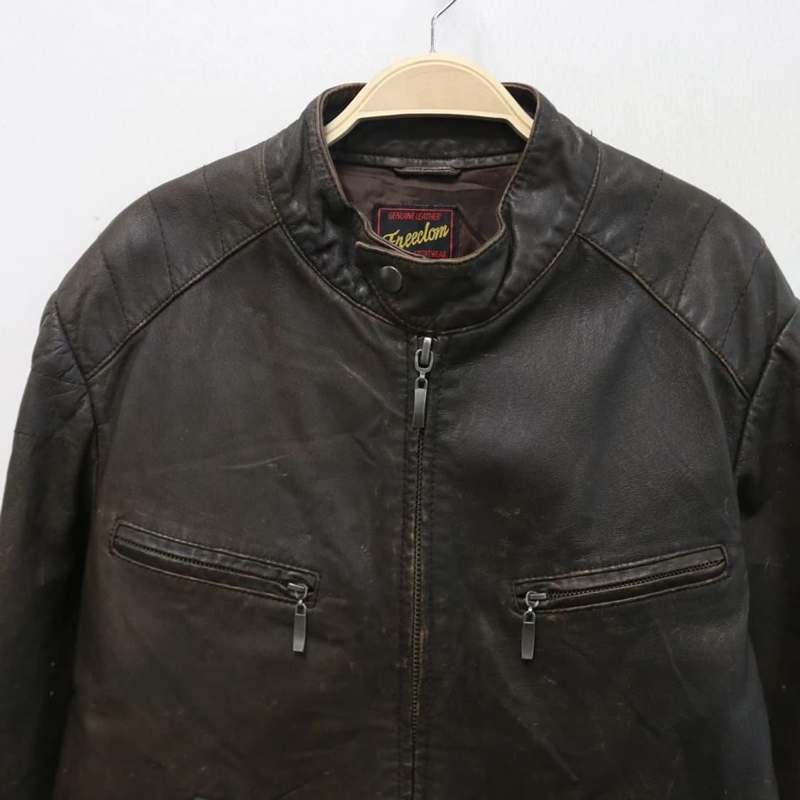 FREEDOM Y2K가죽 라이더 집업 60360 상품이미지5