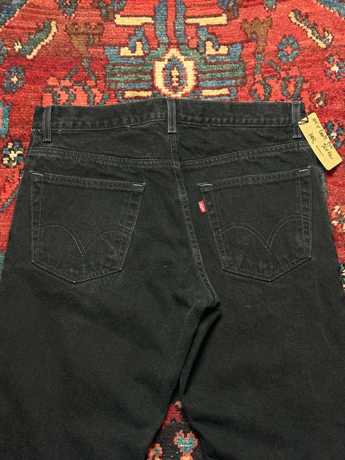 00's 리바이스 517 블랙 부츠컷 플레어진 상품이미지6