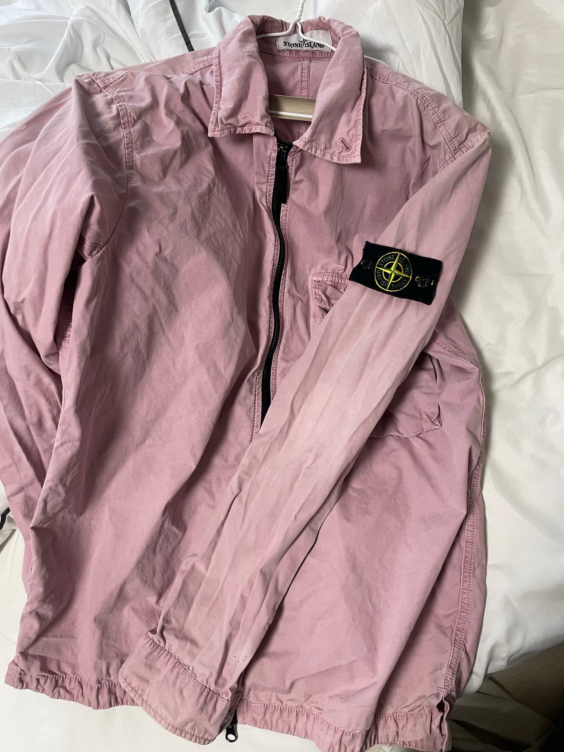 스톤아일랜드 오버셔츠 핑크 L사이즈 상품이미지1