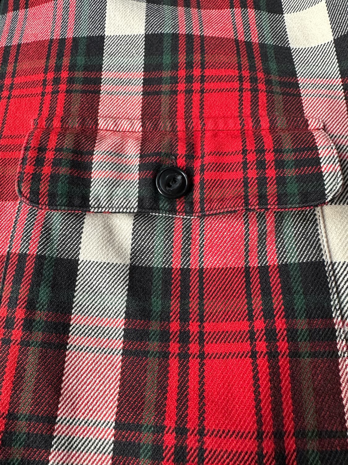 폴로 헤비코튼 타탄체크 워크셔츠 WHITFIELD M 상품이미지7