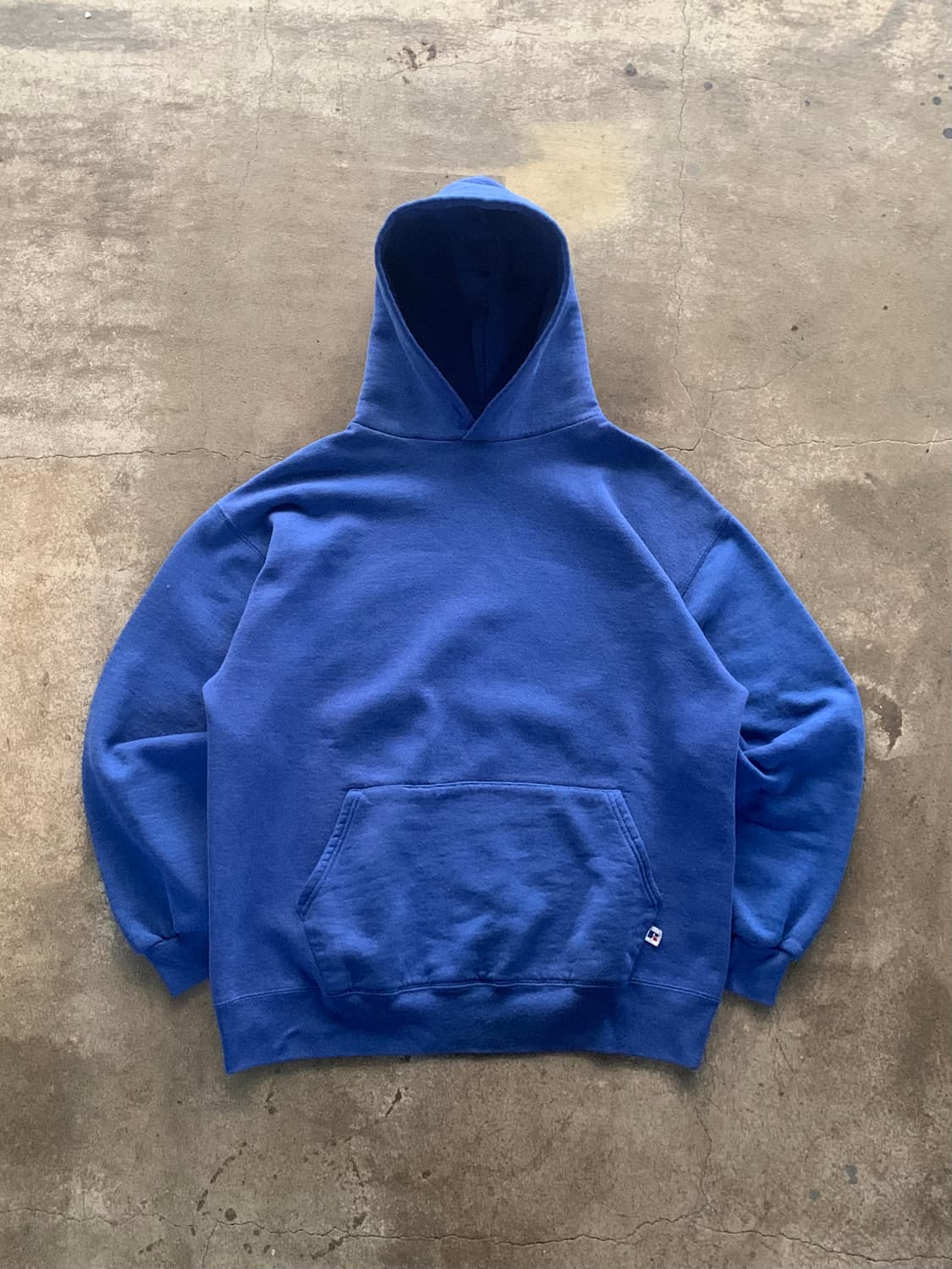 90s 러셀 애슬레틱 튜블러 스웻 후디 블루 상품이미지1