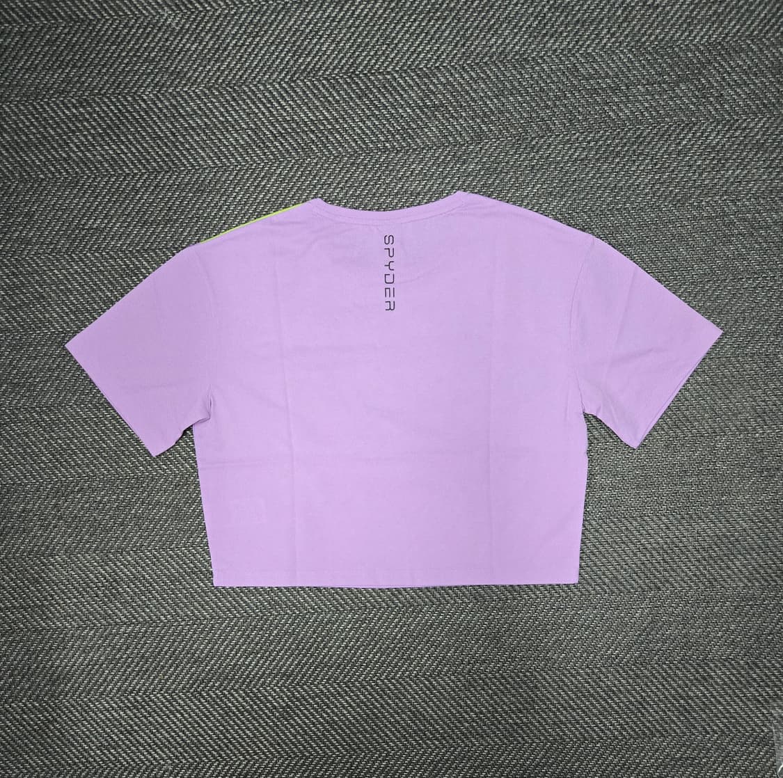 스파이더 그래픽 패턴 크롭 티셔츠 상품이미지2