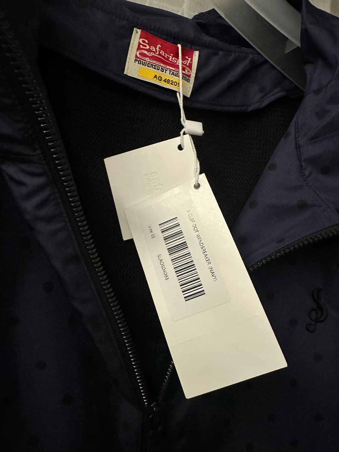 사파리스팟 safarispot 도트 바람막이 새상품 상품이미지4