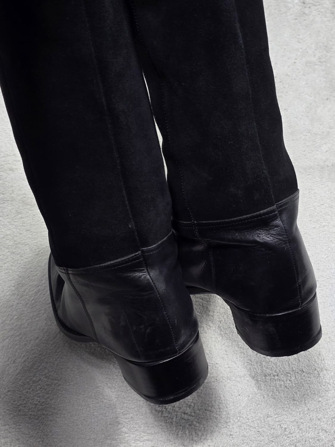 마가렛호웰 블랙 가죽 롱부츠 260사이즈 상품이미지4