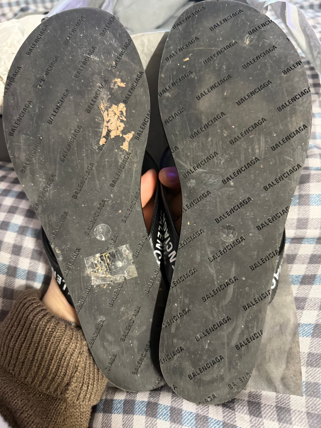 발렌시아가 쪼리 플립플랍 샌들 37사이즈 (240mm) 상품이미지7