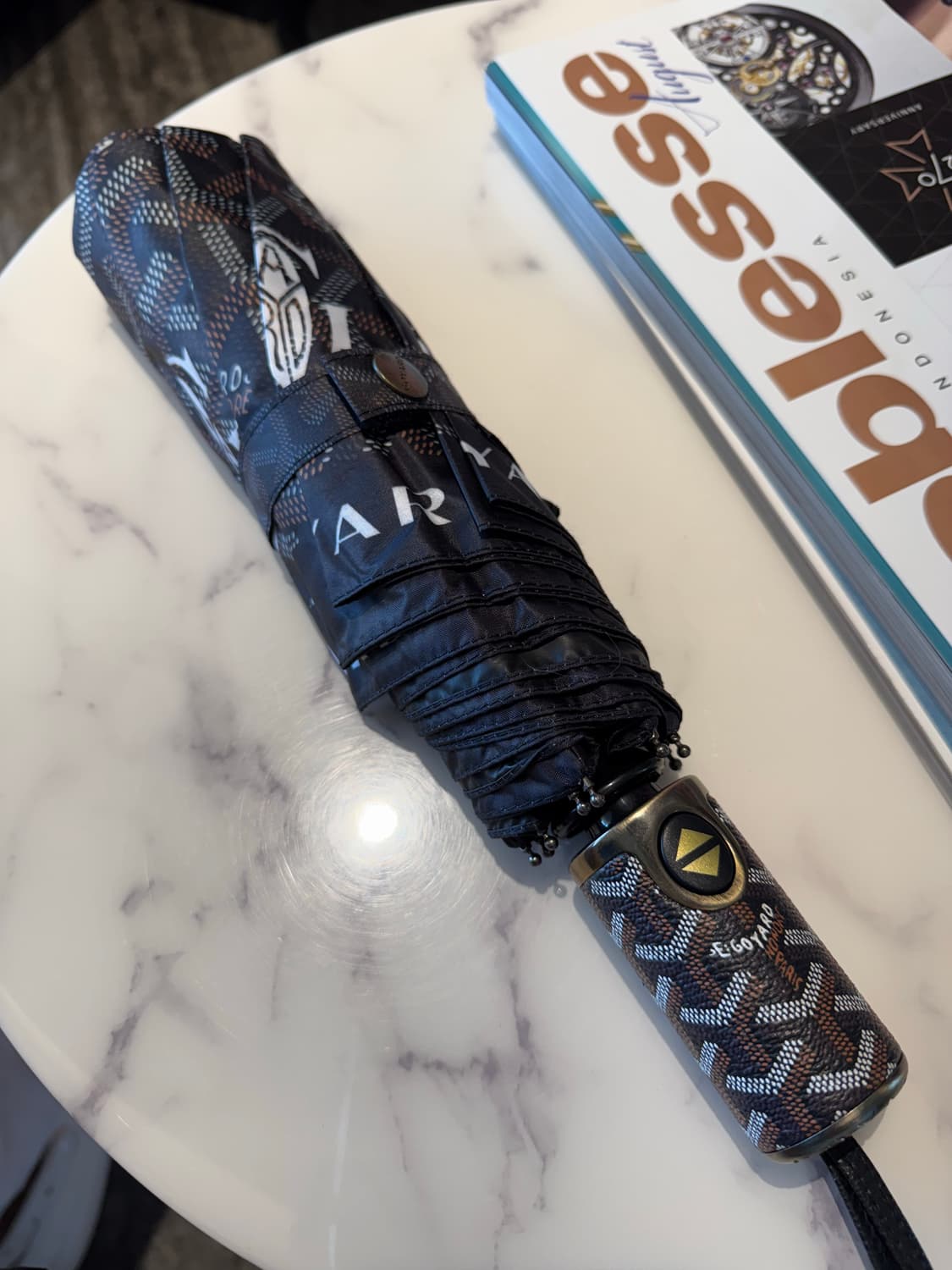 고야드 삼단자동우산 양산 상품이미지6