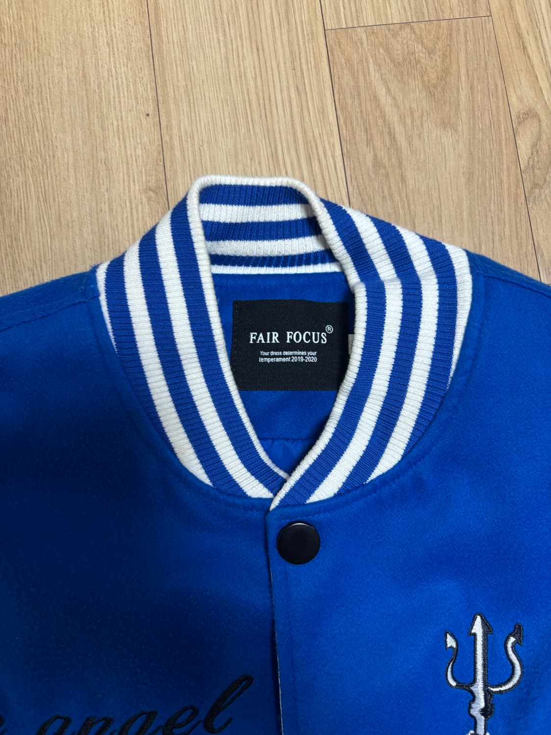 [희귀매물/XL] 페어포커스 천사 엔젤 자수 바시티 상품이미지5