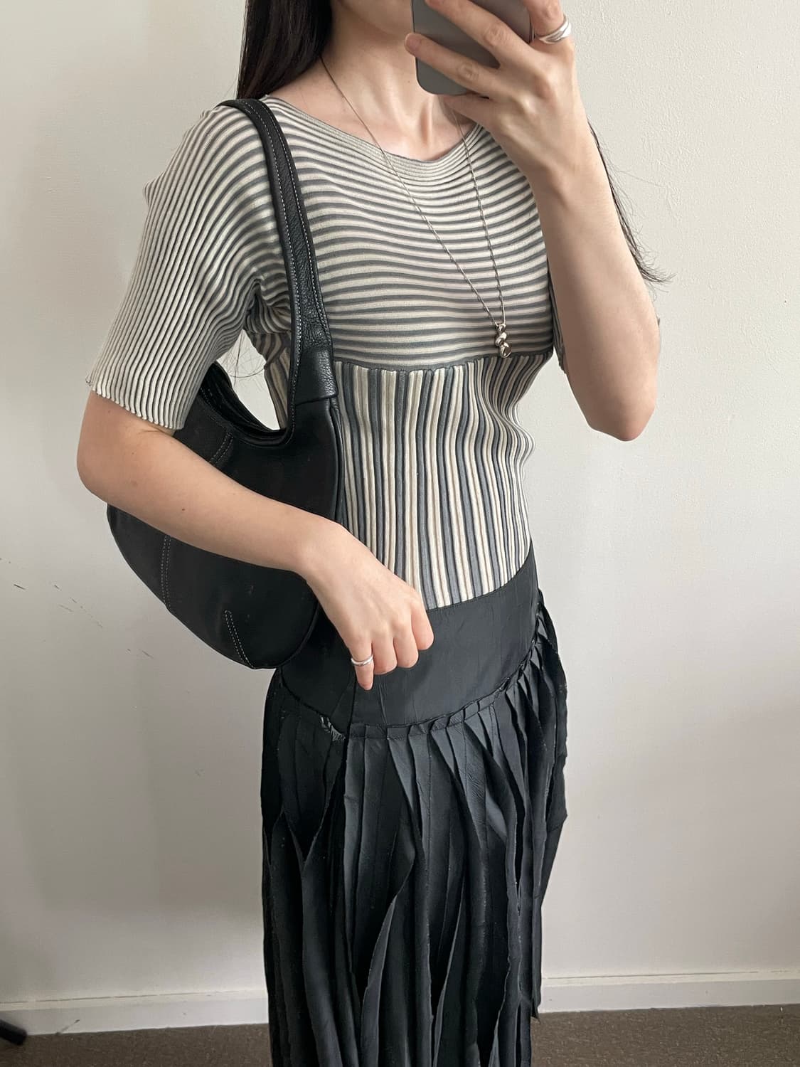 ARMANI COLLEZIONI cotton pleats knit 상품이미지8