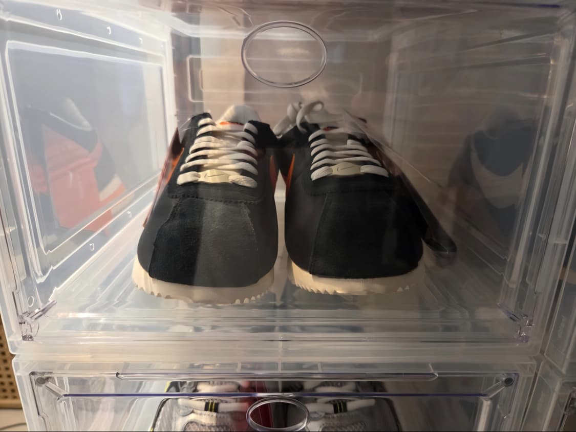 새상품_나이키 코르테즈 TXT 블랙/오렌지 275 상품이미지6