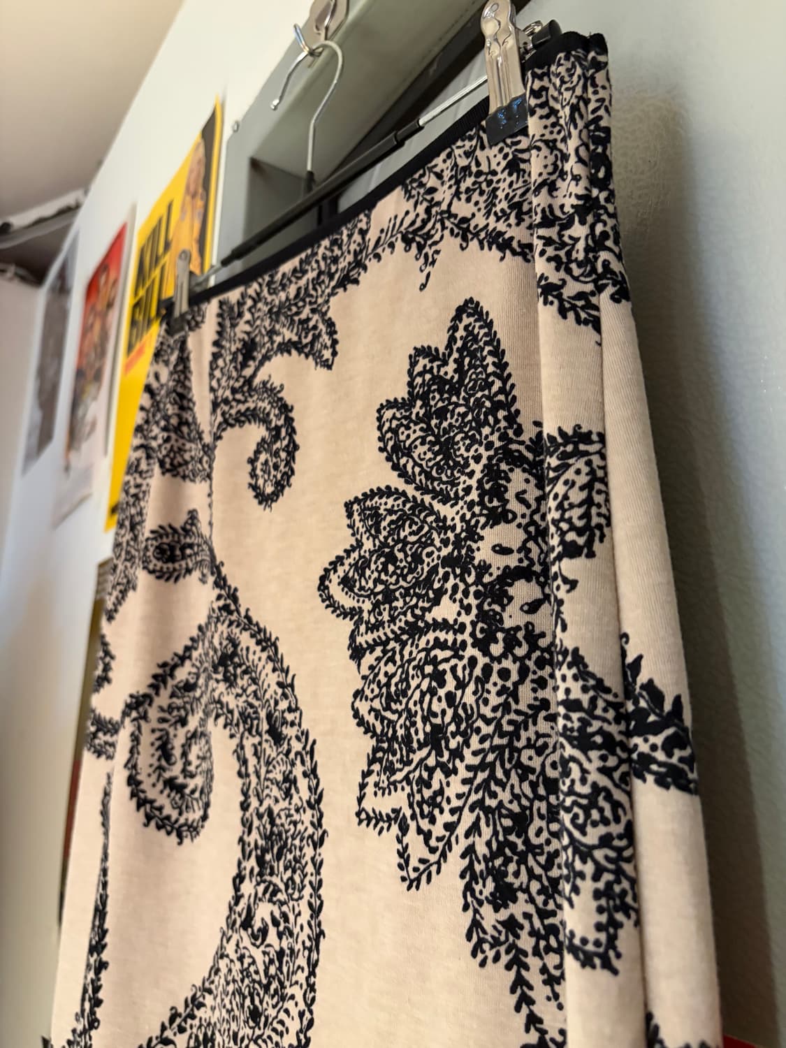 베이지 페이즐리 패턴 스커트 상품이미지2