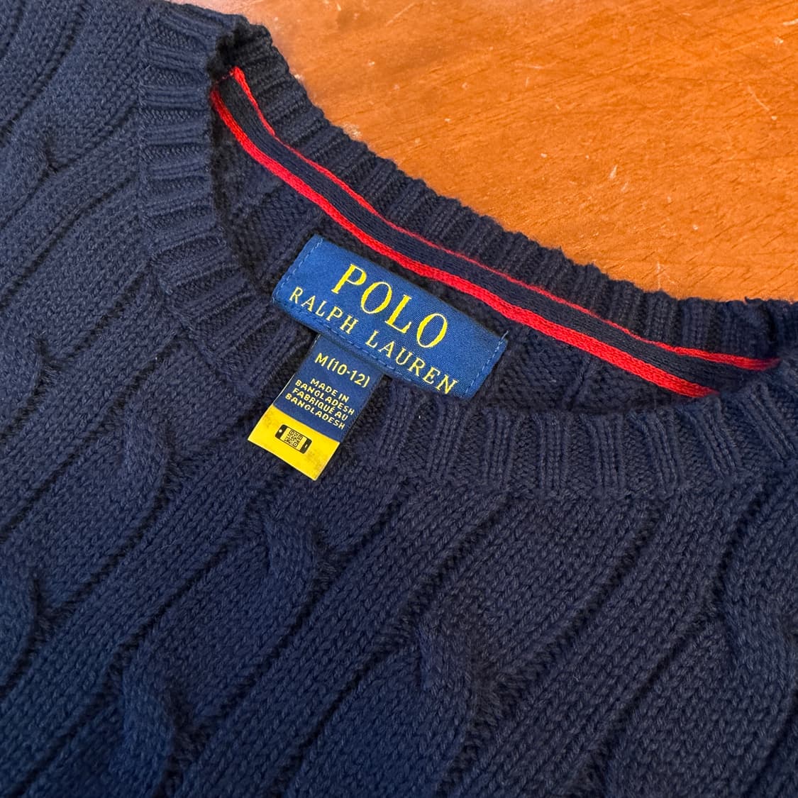 폴로 랄프로렌 코튼 케이블 니트 [ 44 ] 상품이미지3