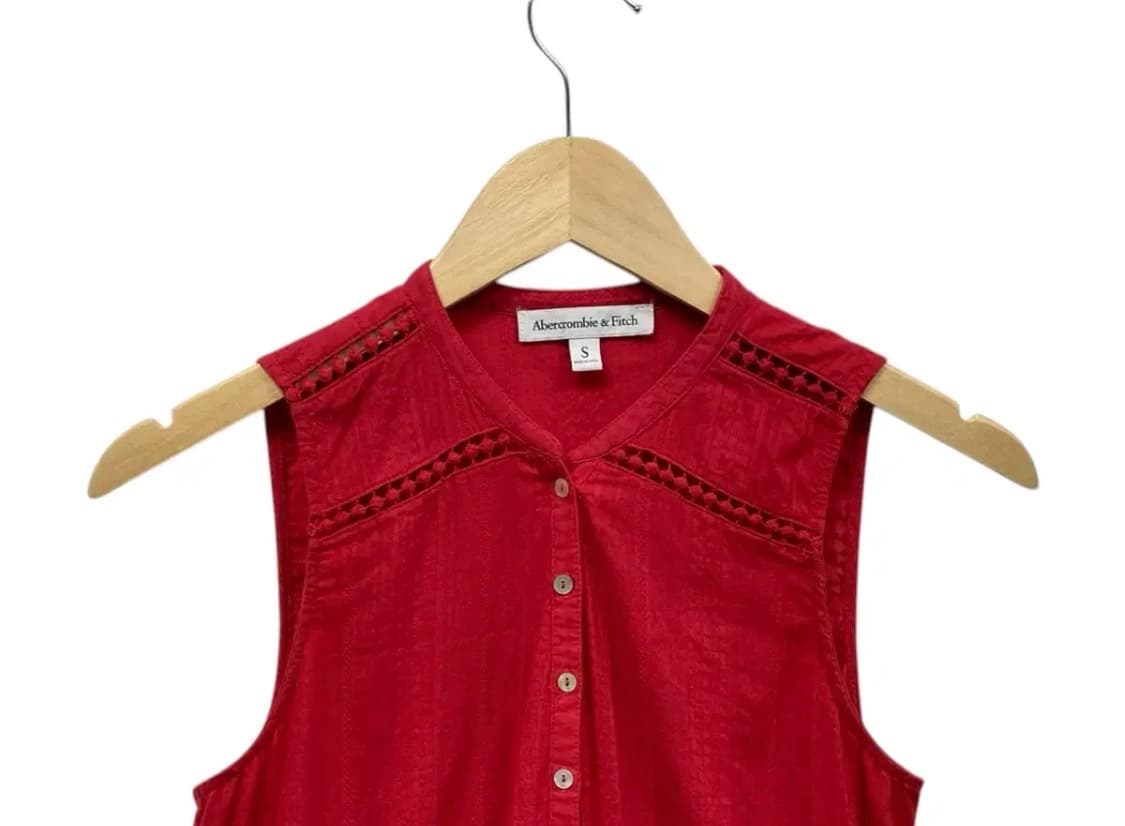 아베크롬비 A&F 레드 탑 프릴나시 S 상품이미지2