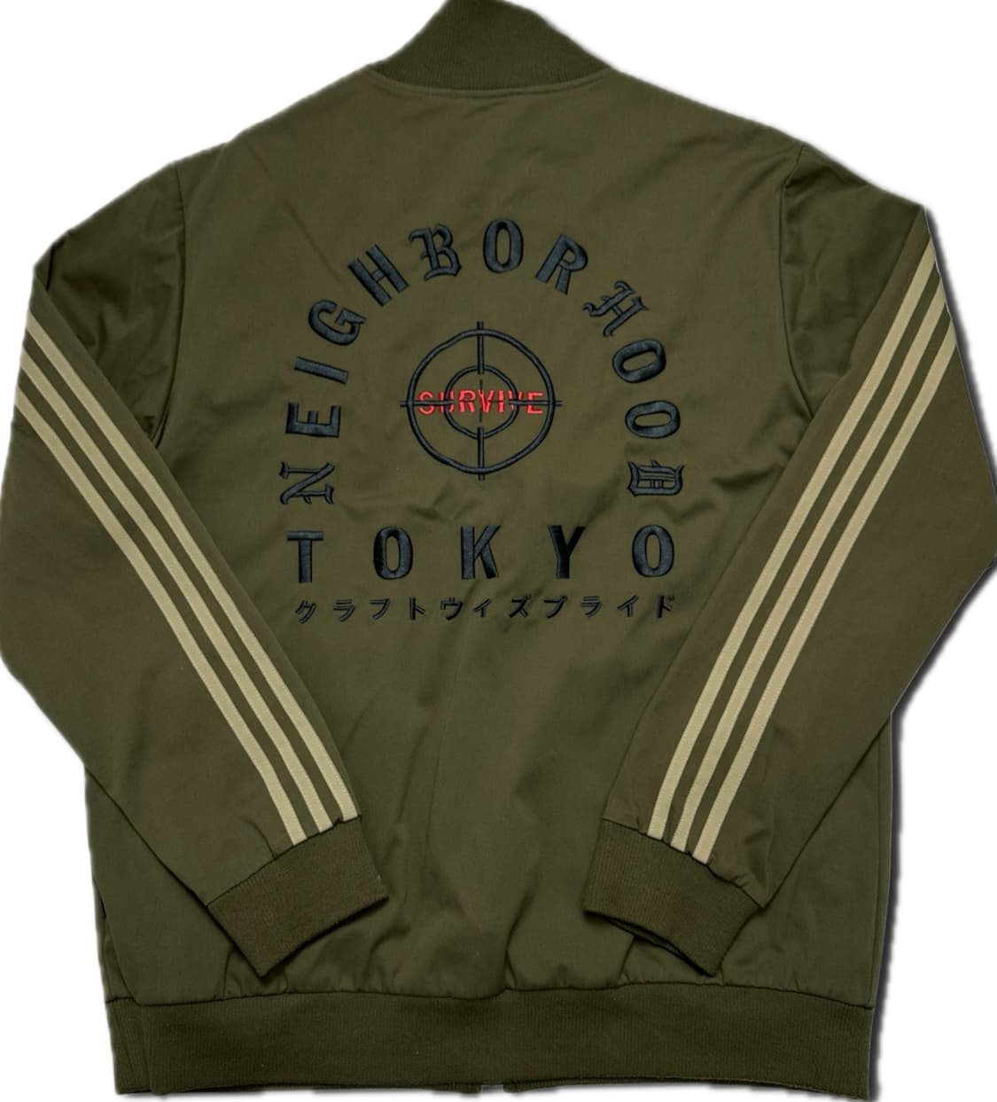 네이버후드 x 아디다스 져지 트랙탑 카키 상품이미지4