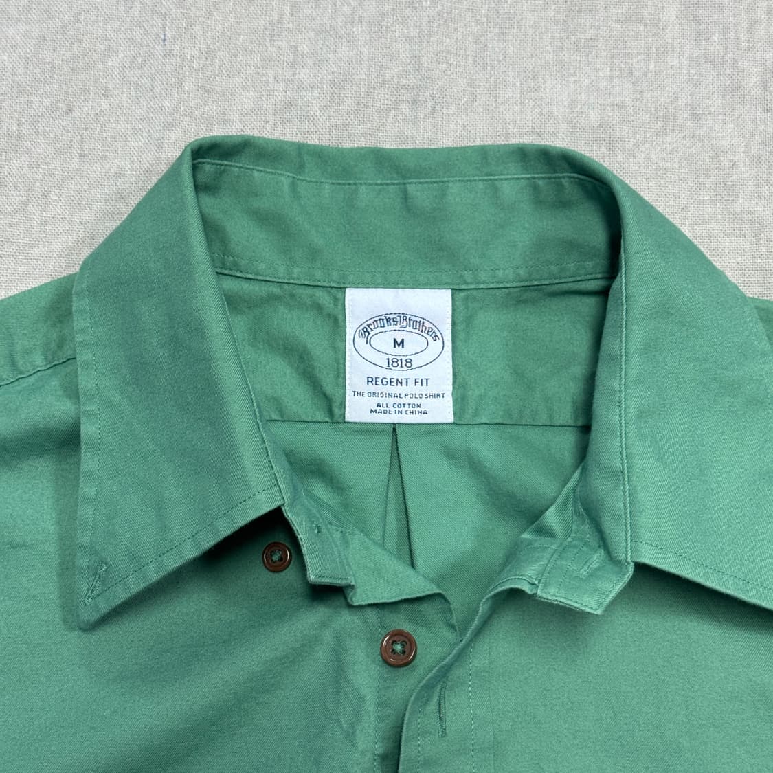 브룩스브라더스 빈티지 그린 포켓 셔츠 M 상품이미지5