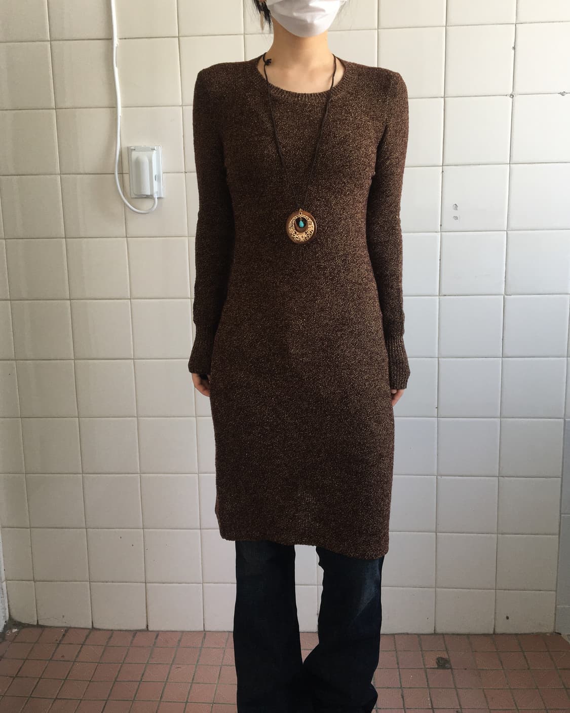 Glitter knit onepiece 상품이미지5