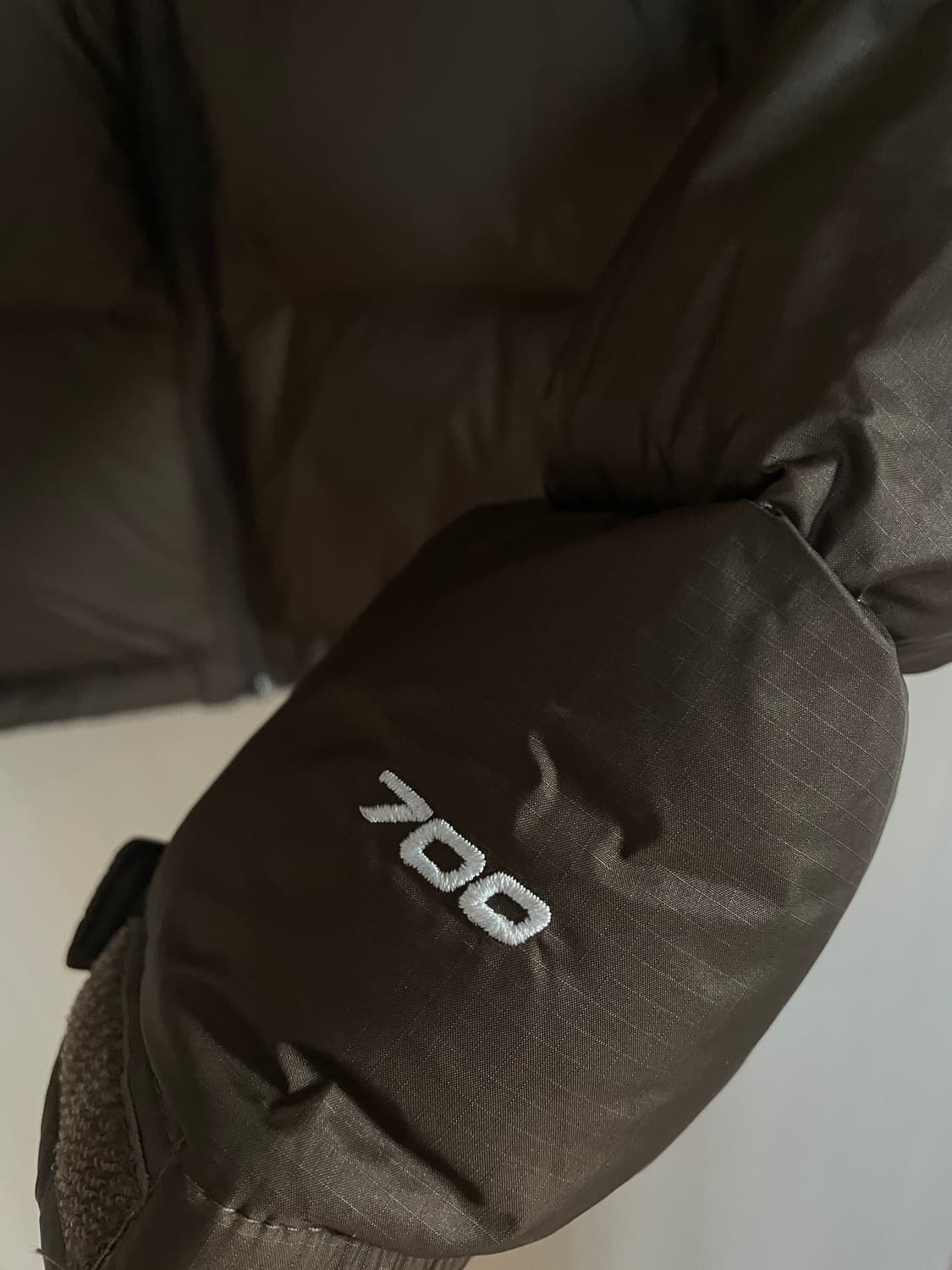 the north face 노스페이스 눕시 패딩 브라운 m 상품이미지4