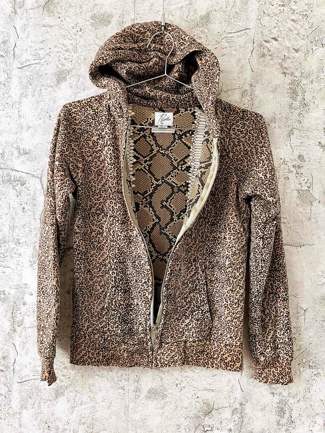 넘버나인 x 니들스 레오파드 후드집업 상품이미지1