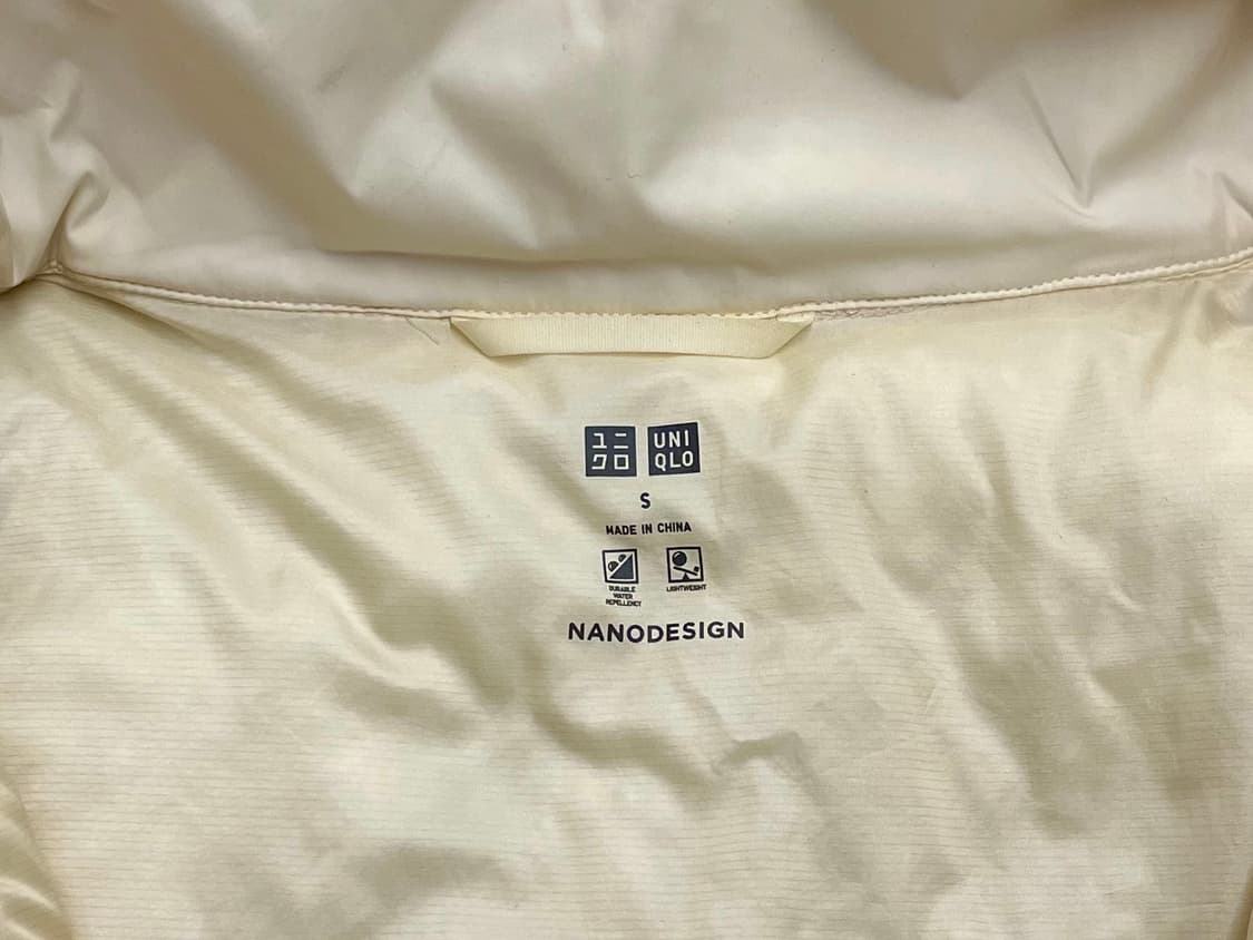 [55] 유니클로 아이보리 다운패딩 S  상품이미지3